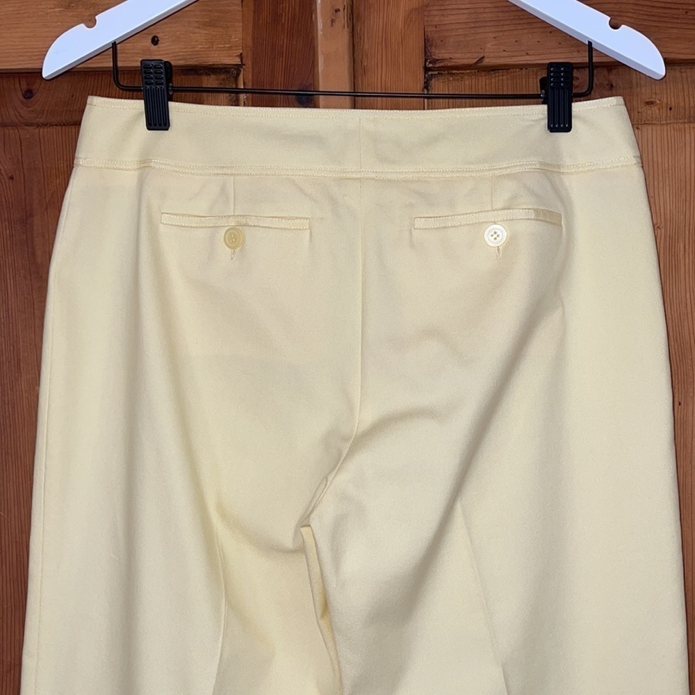 NWT Sigrid Olsen Yellow Sun fruit Banana Mixed Cotton Blend Pant Sz. 6 - Picture 6 of 17